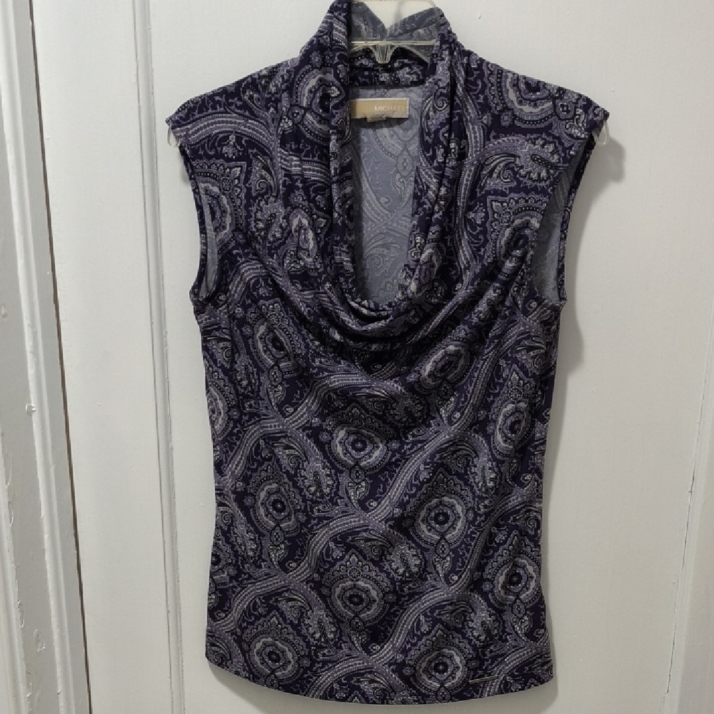 Cowl Neck Sleeveless Top